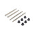 Team Losi Racing - Outer Hinge Pins, 3.5mm, Electro Nickel (2): 8x - 244044