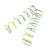 TEKNO RC - Shock Spring Set (1.6x8.0t,80mm,yellow,5.60 Lb/in) - 6092