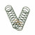 TEKNO RC - Shock Spring Set Rear, 3.71lb/in, 83mm, Orange - 6033B
