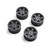 Axial - 1.0 Ford Bronco Wheel Black (4): Scx24 - 40006 Axial - 1.0 Ford Bronco Wheel Black (4): Scx24 - 40006