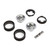 Axial - 1.9 Retro Slot Beadlock Wheels, Satin (2) - 43013