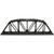 Atlas Model Railroad - Ho Kit Code 100 18 Through Truss Bridge, Black - 888