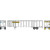 Athearn - Ho 53' Wabash Plate Trailer, Jbhz #36747 - 72823