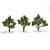 Woodland Scenics - Ready-made Tree, Light Green 4-5 (3) - TR1509