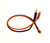Racers Edge - Charge Adapter: Male T-Plug to Male 4mm Bullets, 300mm Wire - 1620