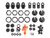 HPI Racing - Shock Parts Set (4 Shocks) Venture Toyota - 117047