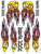 XXX Main Racing - Pro Flames Sticker Sheet - S009 XXX Main Racing - Pro Flames Sticker Sheet - S009