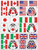 XXX Main Racing - Flags Sticker Sheet - S025 XXX Main Racing - Flags Sticker Sheet - S025
