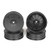 DE Racing - Slim Speedline Buggy Wheels, Front, Black - SB4SAB