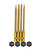 Racers Edge - Titanium Phillips & Flat Tips, Power Tool Replacements (4pcs) - 7202