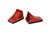 Racers Edge - 1/10 Scaler Aluminum Wheel Chocks (pr) - Red - 3407R
