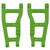 RPM RC Products - REAR A-ARMS FOR THE TRAXXAS SLASH 2WD - GREEN - 80594