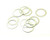 Hot Racing - Steel Shims, 6x7.4x0.1mm, (10pcs) - W6X Hot Racing - Steel Shims, 6x7.4x0.1mm, (10pcs) - W6X