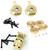 Power Hobby - Axial SCX24 Brass Hex Hubs / Diff Cover / Front Knuckles - PHSCX2418