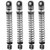 Power Hobby - Aluminum 54mm Long Travel Shocks 1/24, Grey, for Axial - SCX24752GREY