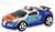 IMEX Models - 1:58 R/C Police Car Silver + Blue 2.4g - 2006SB