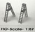 Phoenix Precision Model - HO A-Frame Ladders, Undecorated 2pc - 31511