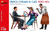 Mini Art Models - French Civilians in Cafe w/waiter 1:35 - 38062