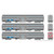 Rapido Trains - HO Budd Gallery METRA 3pk - 145005