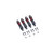 Arrma - Aluminum Shock Set, 58mm Length, 300cSt Oil (4pcs) - GROM - 330824