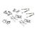 Integy - Billet Machined Conversion Kit for Losi 1/5 Desert Buggy XL-E 2.0 - C32968SILVER
