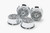 Tamiya - JR Wire Spoke Wheels, Silver Plated for LP Tires - 95531