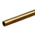 K & S Metals - Round Brass Tube: 7/32" OD x 0.029" Wall x 12" Long - 8208