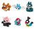 Nanoblock - Pokemon Type Normal Set 1 "Pokemon", Nanoblock mininano - 22362