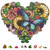 ZenChalet Puzzles - Flower Heart Wooden Puzzle 200 Pcs - FH200 ZenChalet Puzzles - Flower Heart Wooden Puzzle 200 Pcs - FH200