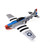 HobbyZone - Replacement Airframe: Micro P-51D 450mm - -1269