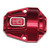Hot Racing - Red Aluminum Diff Cover Ascent 18 - RACM12C02