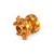 Pro-line Racing - Pro-Spec Aluminum Front Hub, Gold: Promoto-MX - 283604