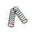 TEKNO RC - Shock Spring Set (1.5 x 9.75T, 3.71lb/in, 78mm, orange) - 6033C