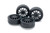 Tamiya - JR Mini 4WD Low-Profile 26mm Tires on Carbon Wheels - 15534