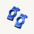 Power Hobby - Aluminum Rear Hubs, Blue, for Arrma Grom - 6567BLUE