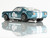 AFX Racing - 1965 Shelby Mustang GT350R Donohue Blue/White Slot Car - 22071