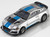 AFX Hobbies - GT500KR Mustang Silver/Blue HO - 22099