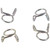 All Balls - Hose Clamps Refill Kit 4/pk - FS00053