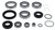 All Balls - Front Differential Bearing And Seal Kit - 25-2110