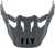 Fly Racing - Trekker Solid Helmet Visor Grey - F73-7039