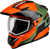Gmax - Gm-11 Ronin Helmet Orange/green/black Lg - A11151186