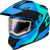 Gmax - Gm-11s Ronin Snow Helmet W/ Elec Shield Matte Blk/blue Lg - A4115116 Gmax - Gm-11s Ronin Snow Helmet W/ Elec Shield Matte Blk/blue Lg - A4115116