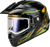 Gmax - Md-74s Spectre Snow Helmet W/ Elec Shield Black/green Xs - M107421093
