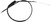 Motion Pro - Black Vinyl Throttle Cable - 03-0117