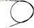 Motion Pro - Black Vinyl Rear Brake Cable - 05-0046