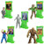 Trick Or Treat Studios - Goosebumps Figures - 5" Figure Assortment (Build-A-Bonehead Curly Figure) - 10 Pack