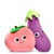 Kidrobot - Yummy World Plush - 16" Earnest Eggplant & Georgia Peach