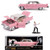 Jada Toys, Inc - 1:24 Scale Diecast - Hollywood Rides - Elvis - 1955 Cadillac Fleetwood (Pink) w/ Elvis - 4 Pack