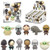 Monogram International - 3D Foam Collectible Bag Clips - Star Wars - The Mandalorian - S01 - 24pc Blind Bag Display - 24 Pack