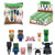 Monogram International - 3D Foam Collectible Bag Clips - Minecraft - S01 - 24pc Blind Bag Display - 24 Pack